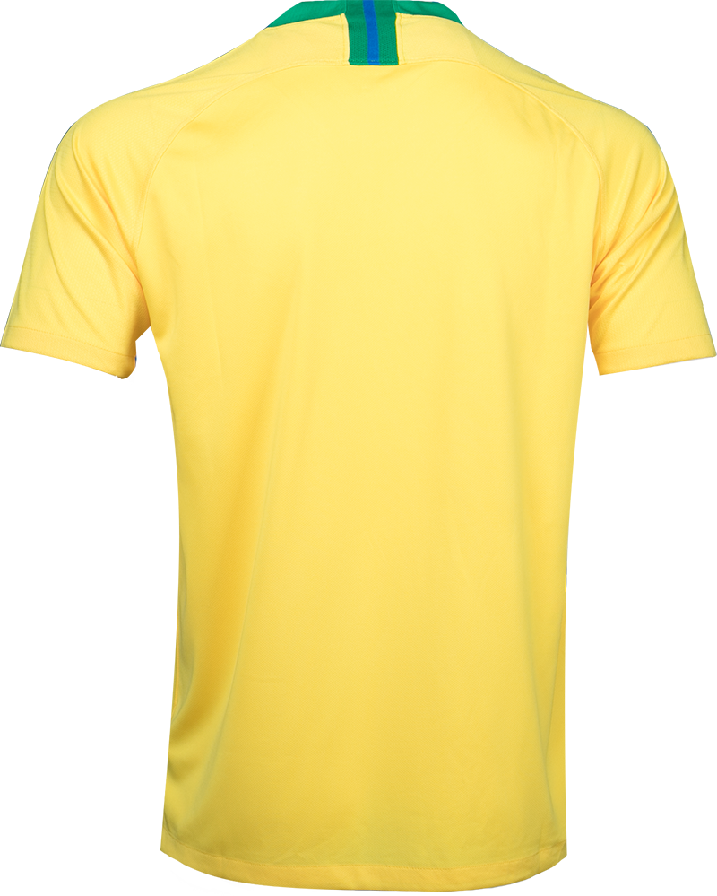 The Brazil Soccer Team Has Been Wearing Yellow Home - Polo Shirt (800x999), Png Download