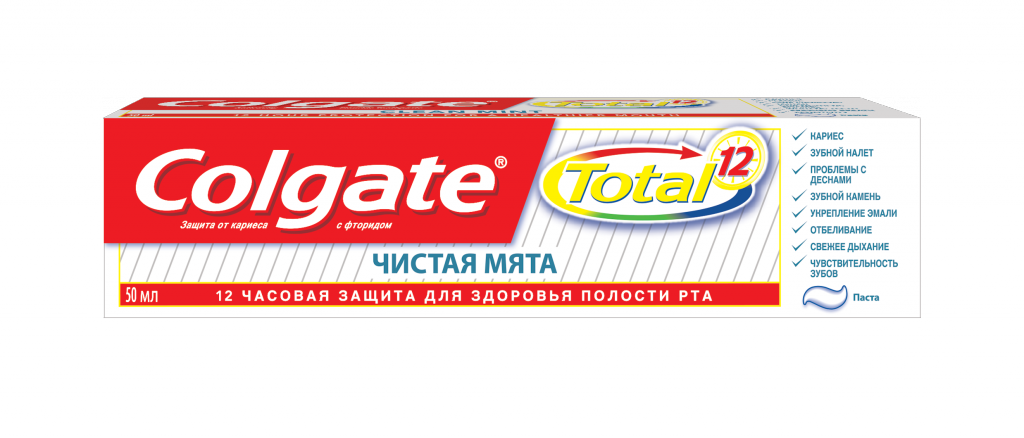 Toothpaste Png - Зубная Паста Колгейт Тотал (1024x438), Png Download