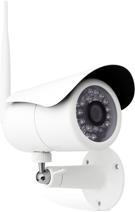 Outdoor Wireless Video Camera - Closed-circuit Television (800x800), Png Download