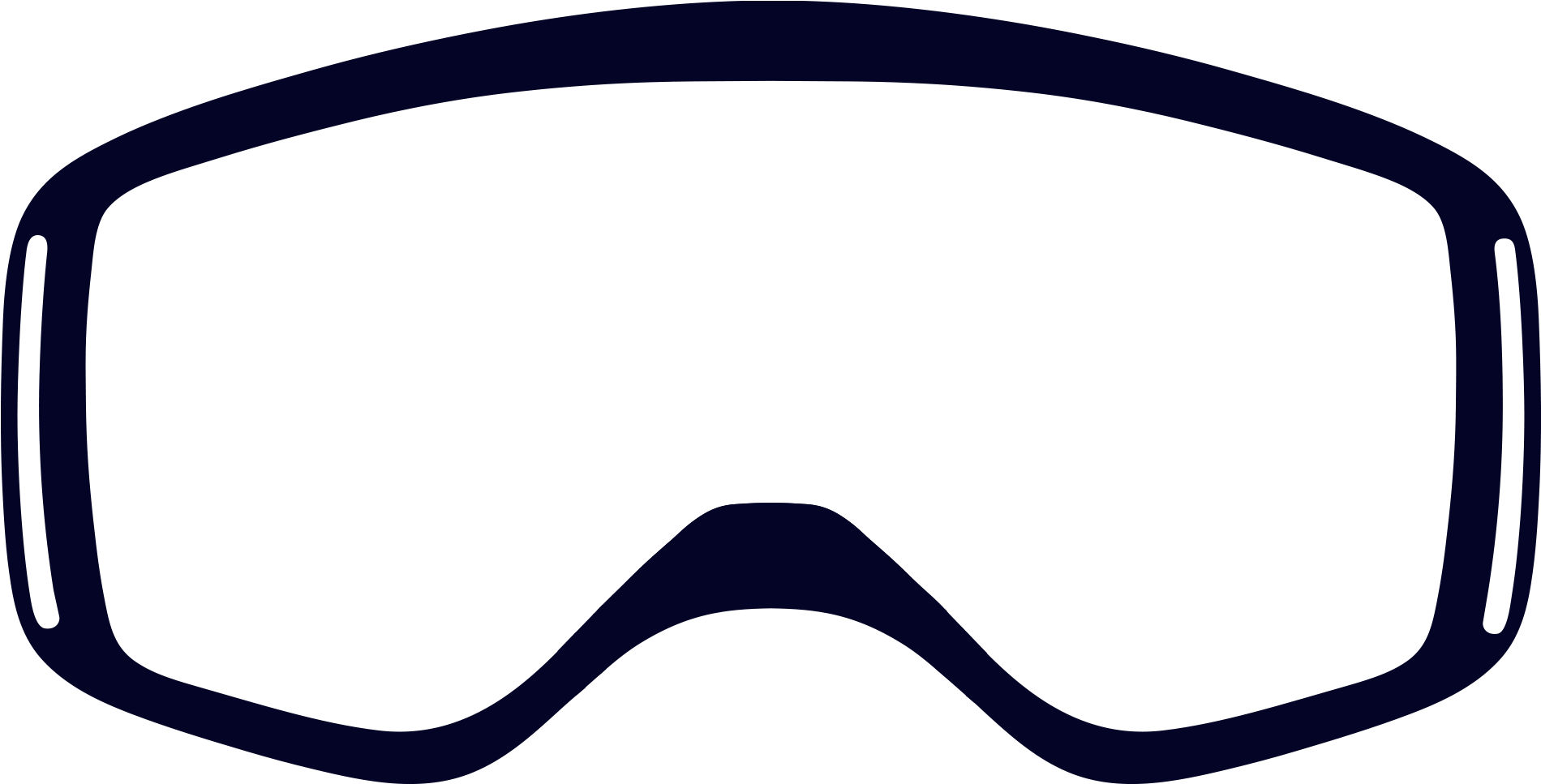 Lenses - Goggles (1900x1114), Png Download