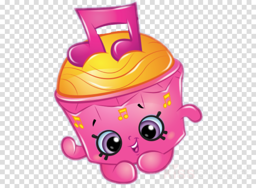 Shopkins Cupcake Png Clipart Cupcake Shopkins Clip - Simply Topps Black & White Checks Printed Sugar (900x660), Png Download