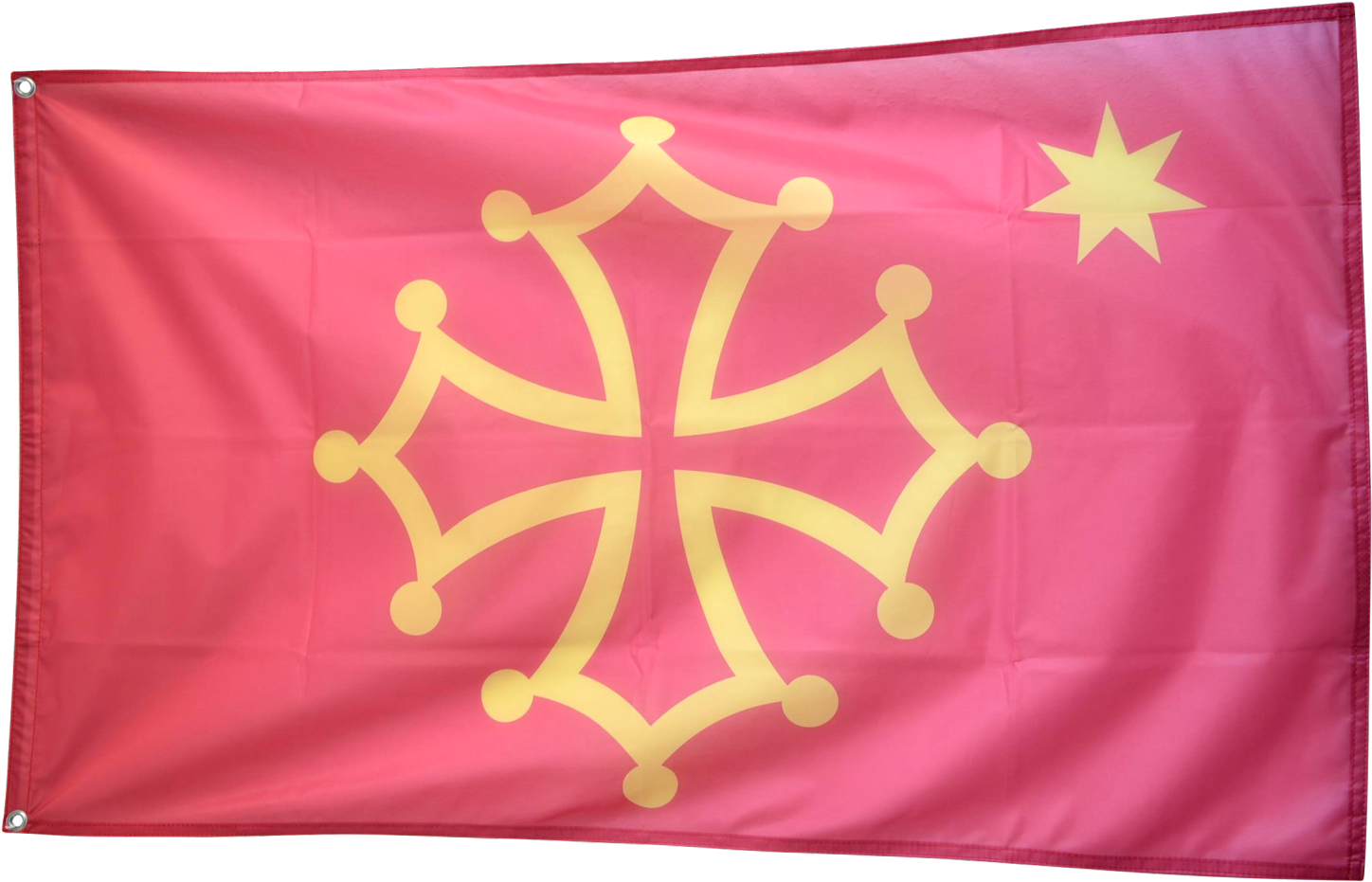 Drapeau France Occitanie - Midi-pyrénées (1500x949), Png Download