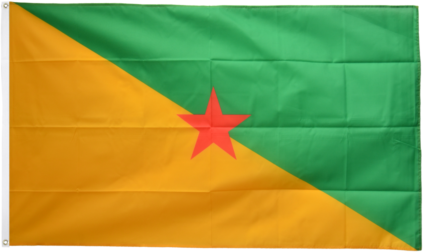 Drapeau France Guyane - Drapeau De Guyane Française Hd (1500x993), Png Download