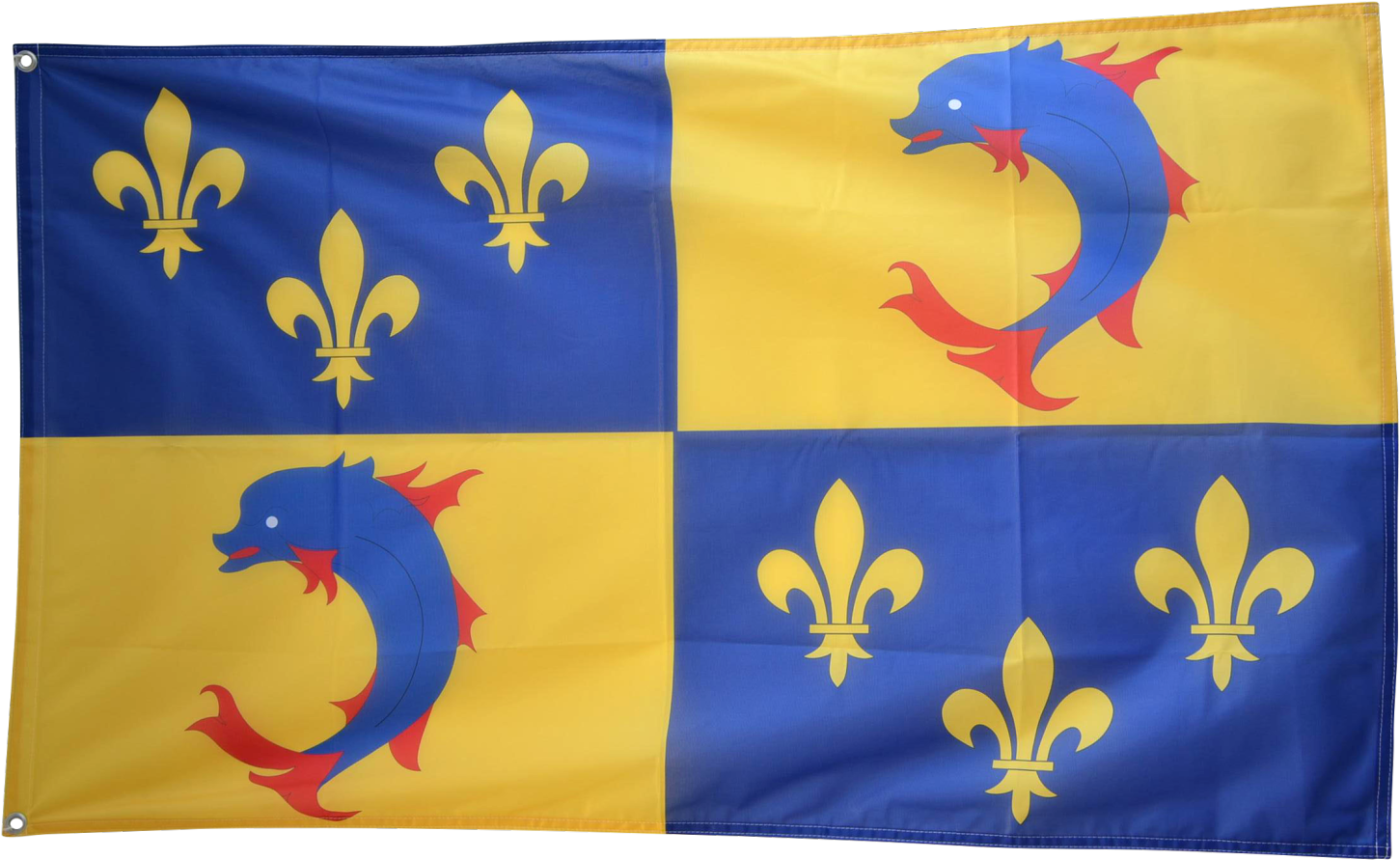 Drapeau France Dauphiné - Flag: Region Daupiné In France (1500x929), Png Download