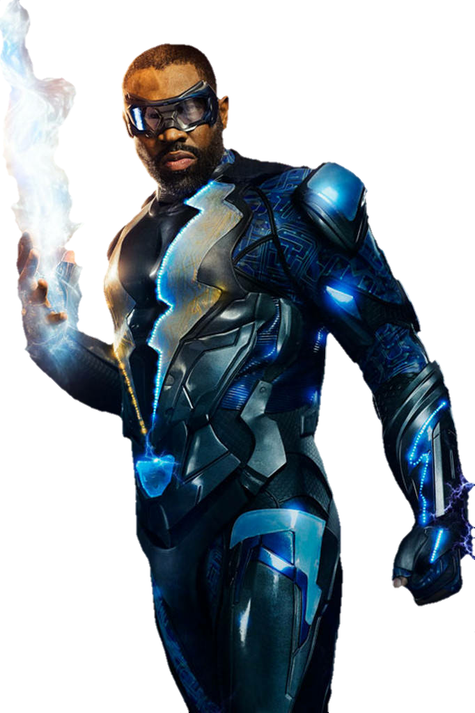 Black Lightning Png - Dc Black Lightning Cw (682x1024), Png Download