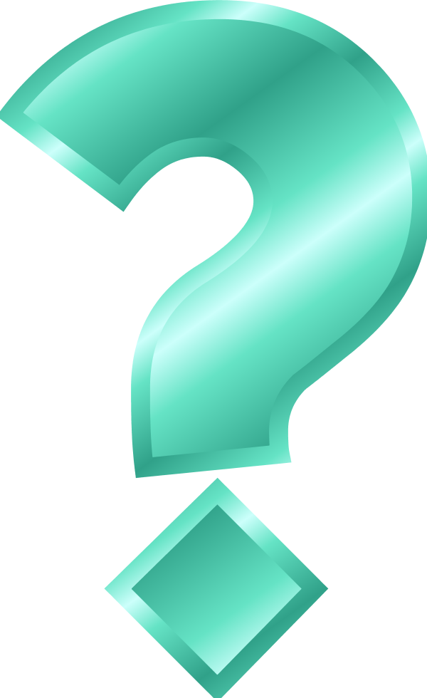 Question Mark Clipart Qusetion - Question Mark Clip Art (600x980), Png Download