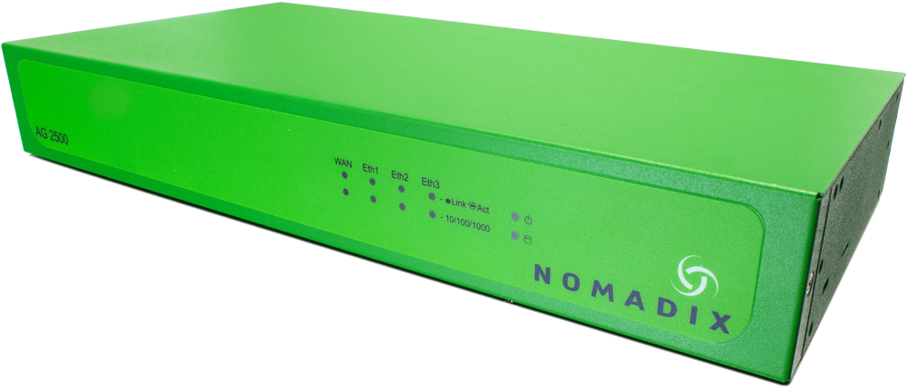 Bandwidth Management And Access Gateway Ag 2500 Image - Nomadix 2400 (1024x466), Png Download