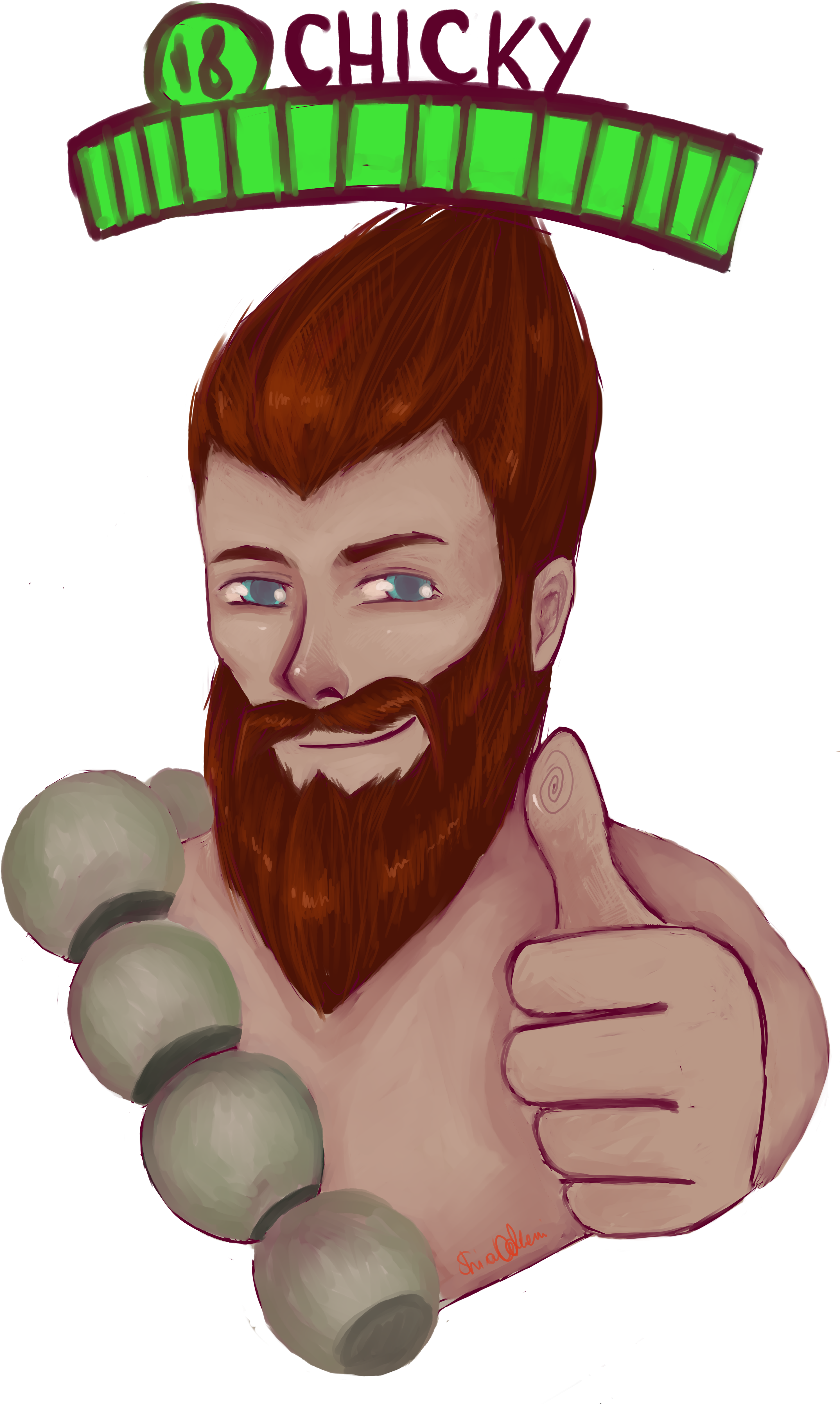 Udyr - Illustration (3000x5000), Png Download