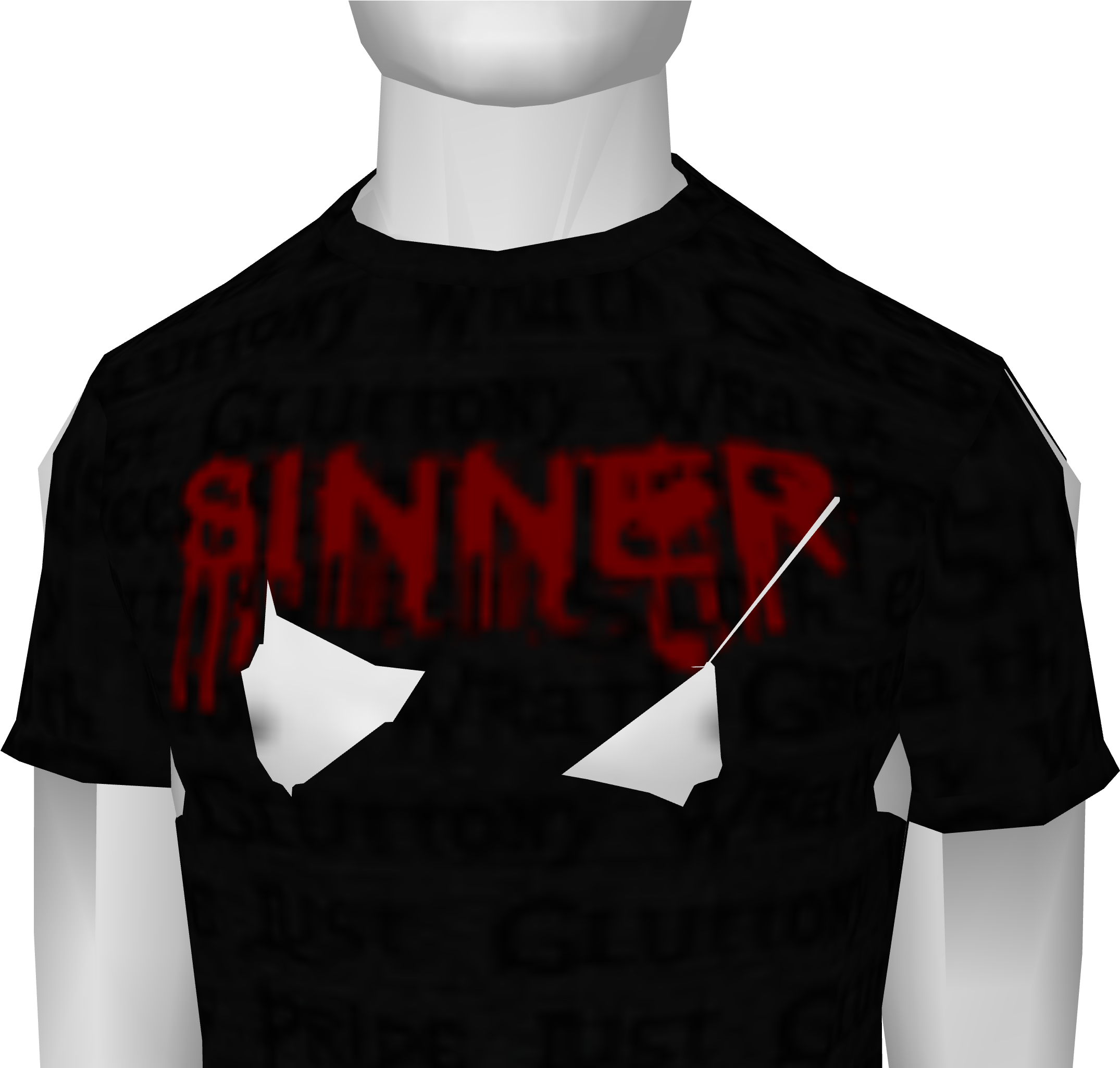 7 Deadly Sins - T-shirt (2730x2048), Png Download