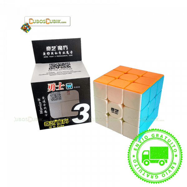 Cubos Rubik Mfg Warrior Colored Envío Gratis - Qiyi Warrior W 3x3 (600x600), Png Download