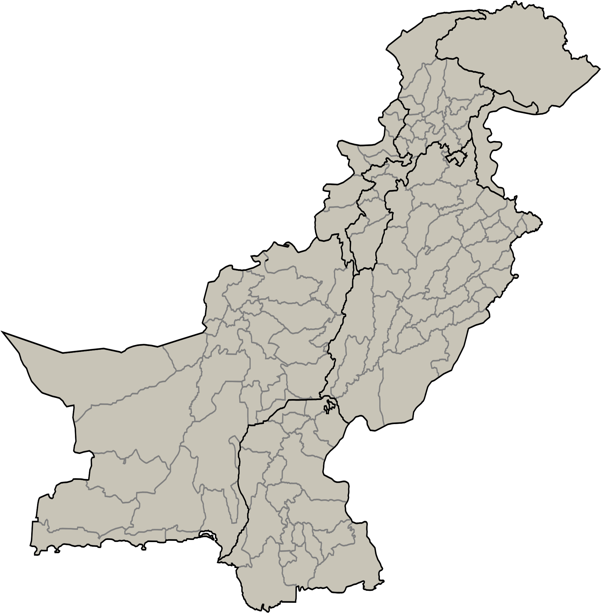 Open - Sukkur In Pakistan Map (2000x2000), Png Download