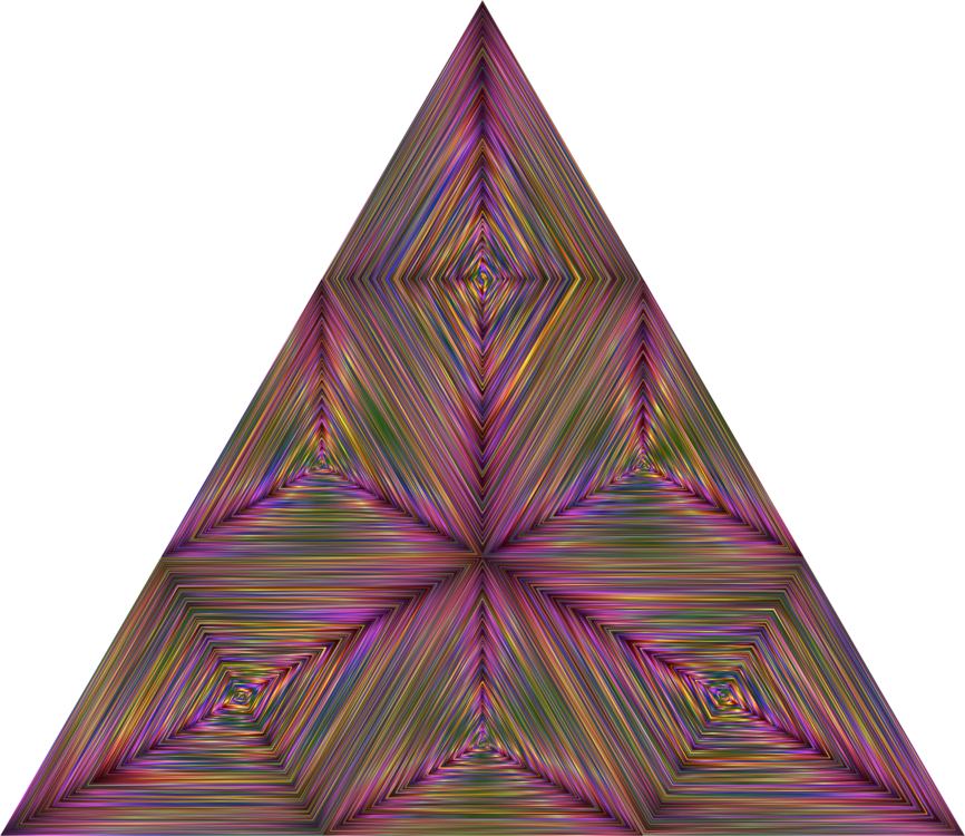 Triangle Prism Color Trigonometry Computer Icons - Triangle (866x750), Png Download