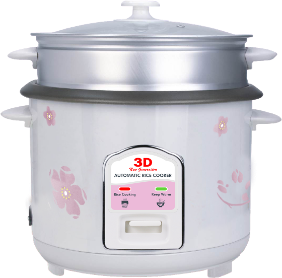 Rcf-8c - Rice Cooker 3d New Generation (600x609), Png Download