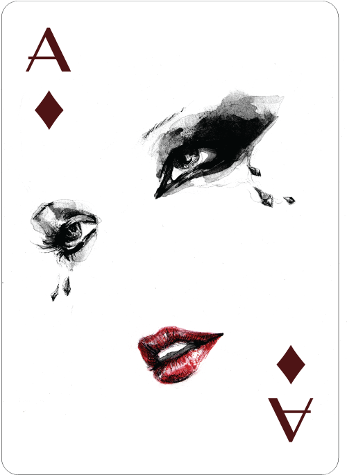 Card50 Connie Lim Cartas Naipes, Juegos De Cartas, - Playing Card (521x768), Png Download