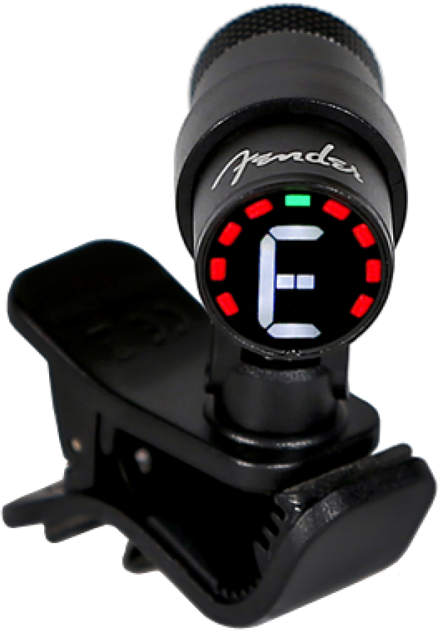 Fender Compact Black Bullet Style Led Clip On Guitar, - Fender Bullet-tuner (1400x1000), Png Download