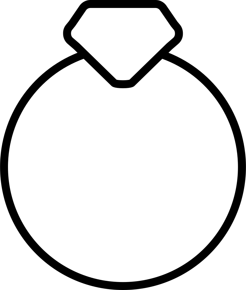 Diamond Ring Comments - Clip Art Rain Drop (832x980), Png Download