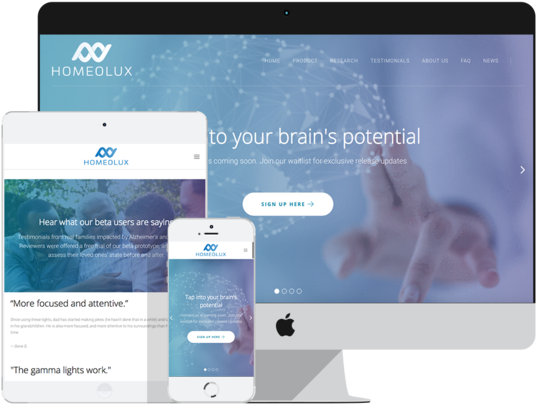 Homeolux Website Presentation (1000x711), Png Download