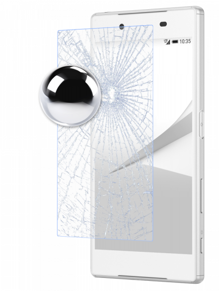 Swiss Tempered Glass Huawei Y6 - Broken Glass 2 Black Sticker (600x600), Png Download