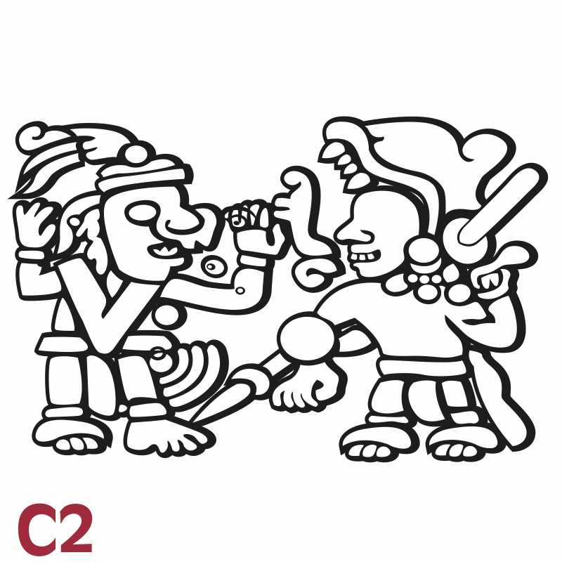 Ornamento Maya C2 - Ornamento Maya (800x800), Png Download