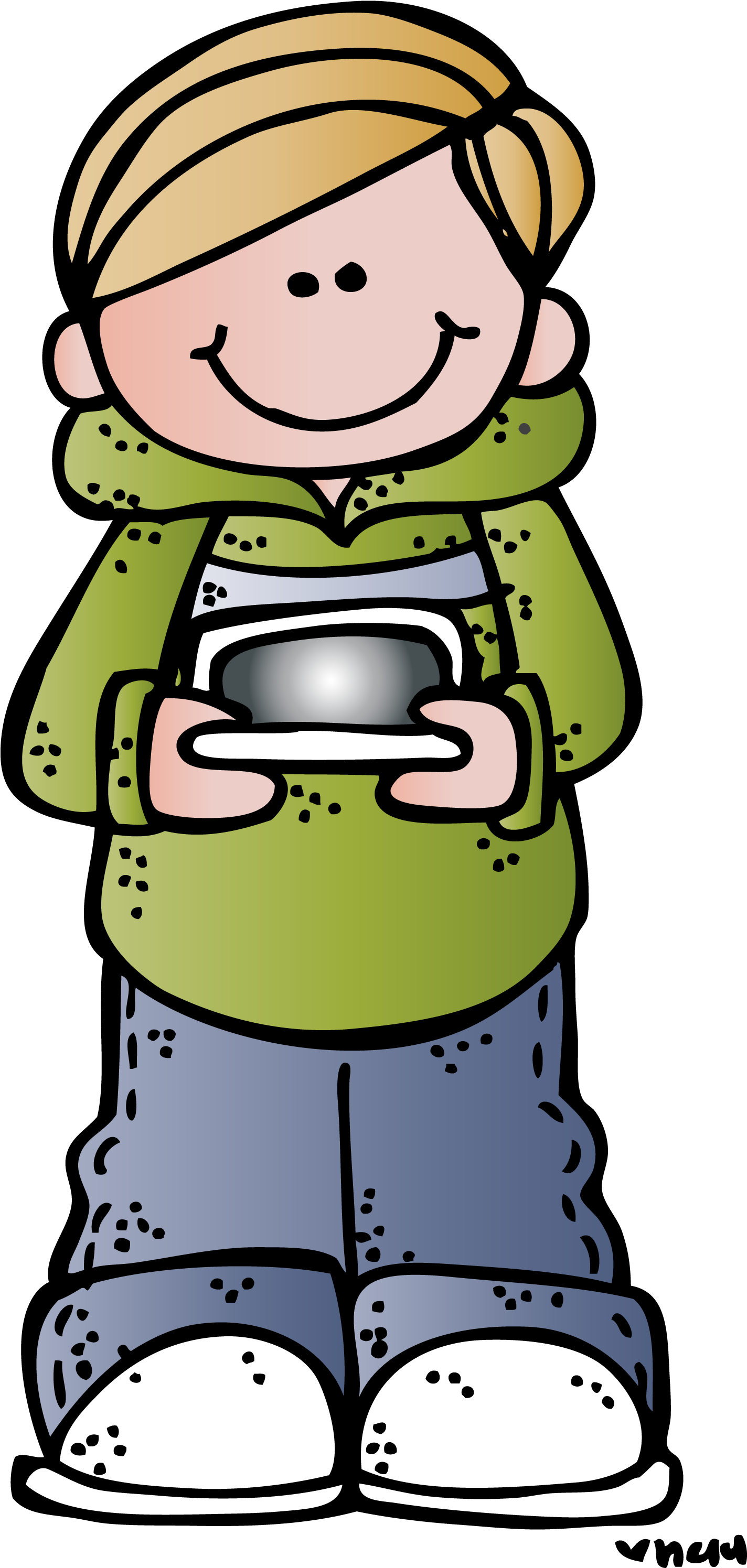Pin By Erin Nawa On Cutesy Clip Art - Melonheadz Boy Clipart (1429x3000), Png Download