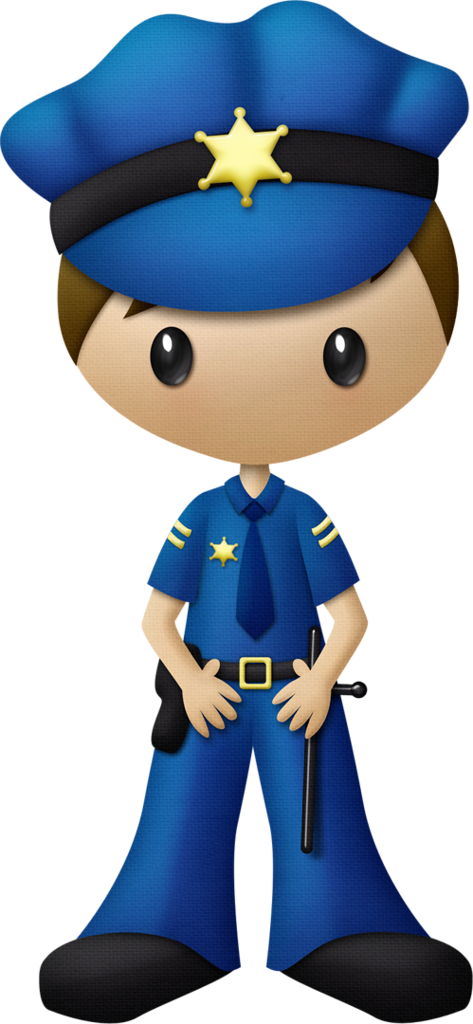 B *✿* De Policias - Policia Dibujo Infantil (473x1024), Png Download