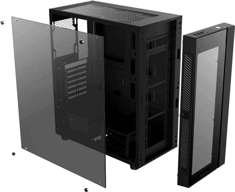 High Quality Manufacturing The Deepcool Matrexx 55 - Deepcool Matrexx 55 Atx (1000x629), Png Download