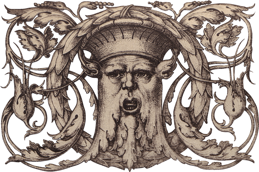 Manneristic Grotesques And Ornaments (850x850), Png Download