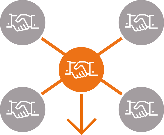 Partnerships With Other Companies - Technology Partner Icon Png (682x563), Png Download