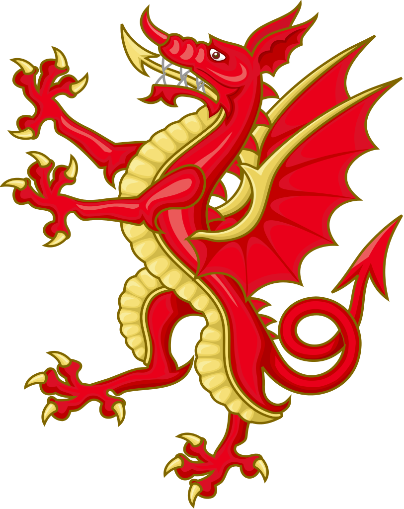 Tudor Dragon Badge - Tudor Dragon (813x1024), Png Download