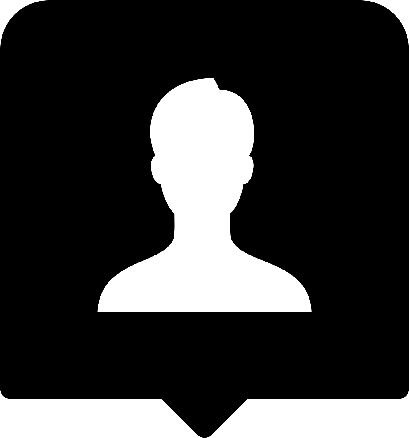 User Location Filled Icon - User Marker Icon (1600x1600), Png Download