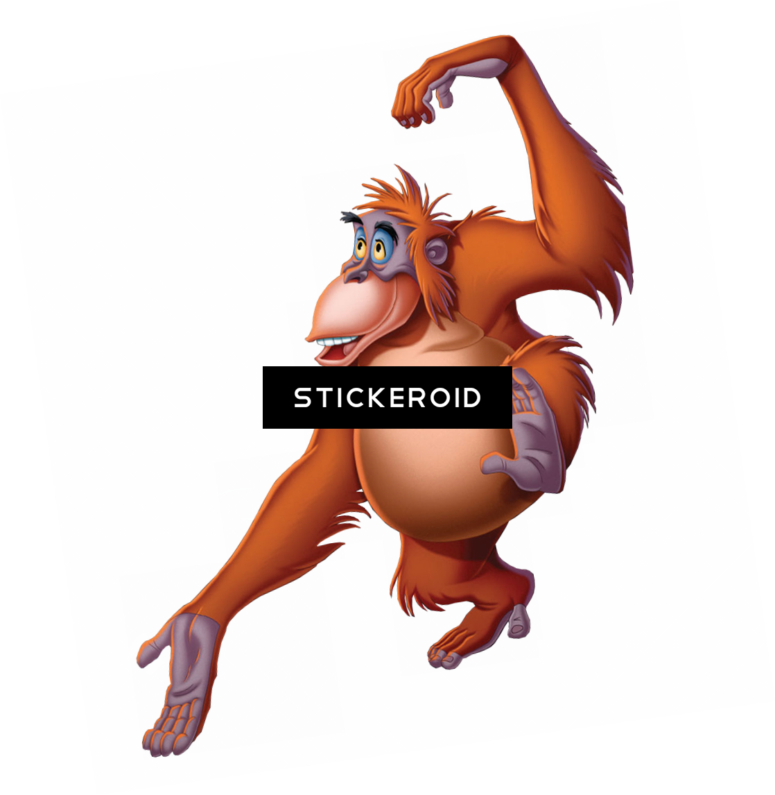 The Jungle Book Disney - King Louie Jungle Book Png (1118x1146), Png Download