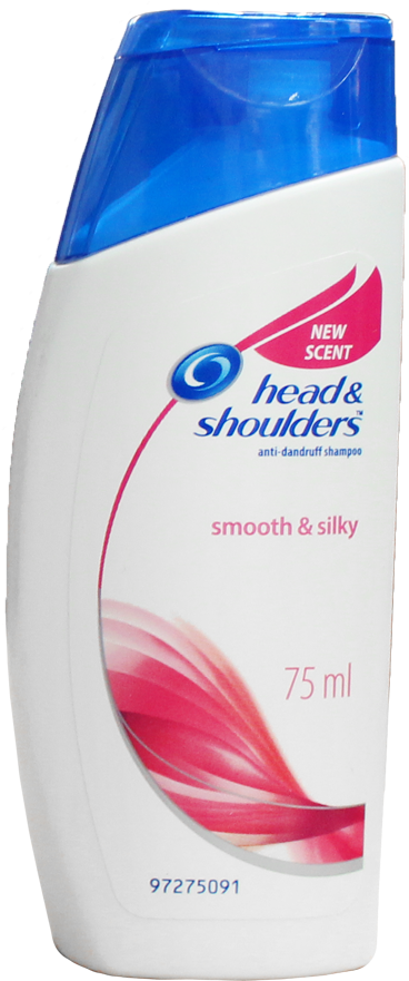 Head And Shoulders Smooth And Silky Shampoo 75ml - Head & Shoulders Smooth & Silky Anti-dandruff (868x1010), Png Download
