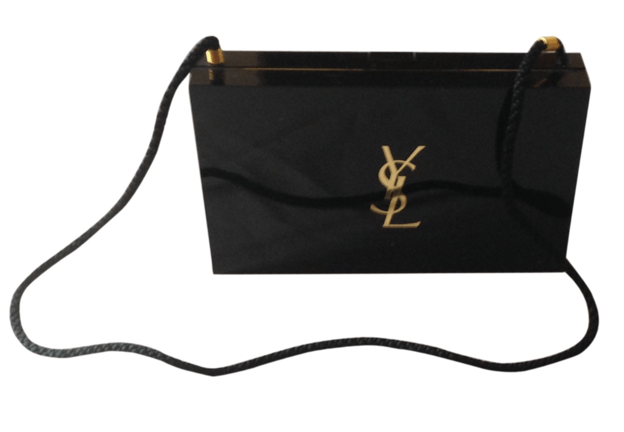 Clutch Yves Saint Laurent Laqué Noir - Pochette Yves Saint Laurent (2000x2000), Png Download