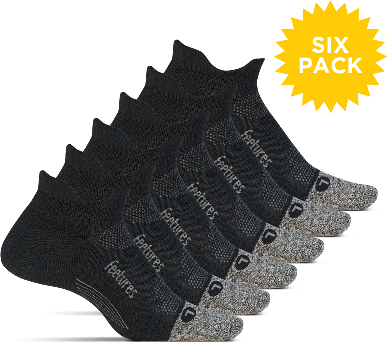 Elite Light Cushion No Show Tab 6 Pack - Car Beyond Store American Muscle Car Graphics Red Car (1500x1500), Png Download