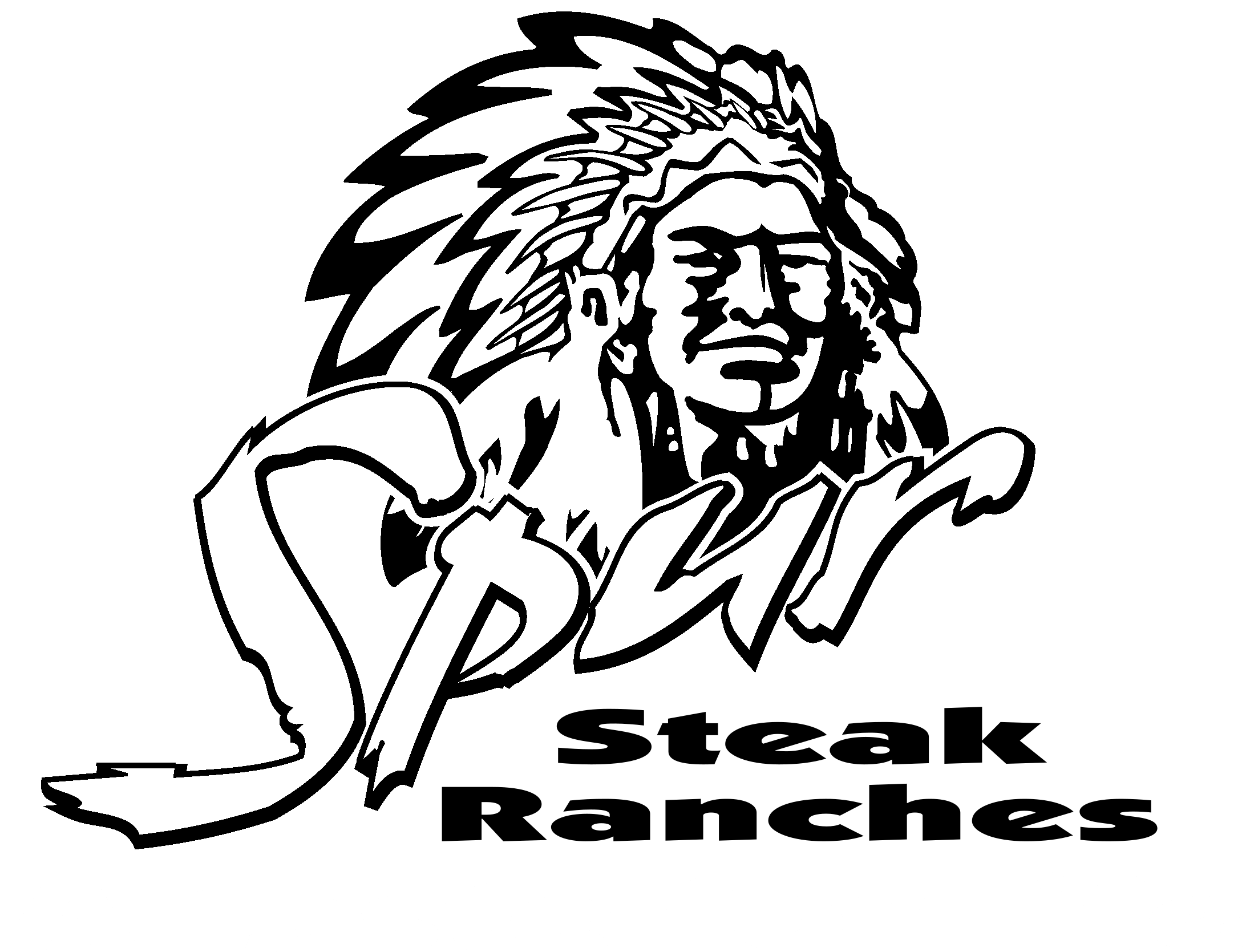 Spur Logo Black And White - Spur Steak Ranches Logo (2400x2400), Png Download