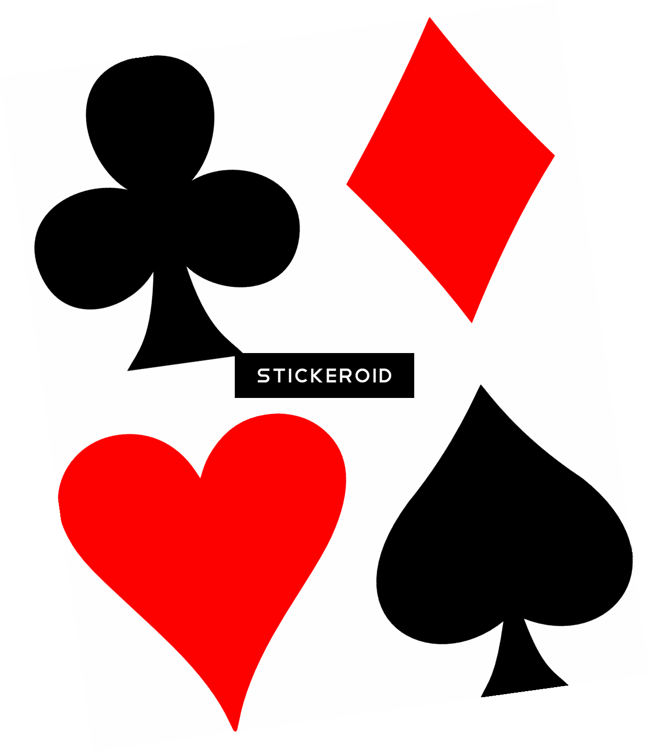 Playing Card Suit Symbols Cards (1302x1506), Png Download