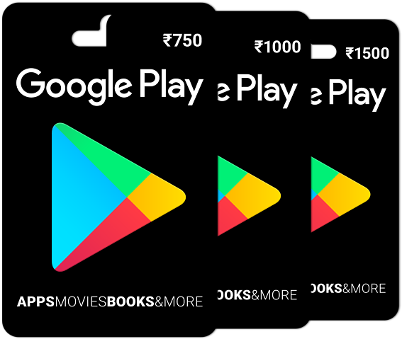 Google Play Gift Card Rs - Google Play Card Png (600x800), Png Download