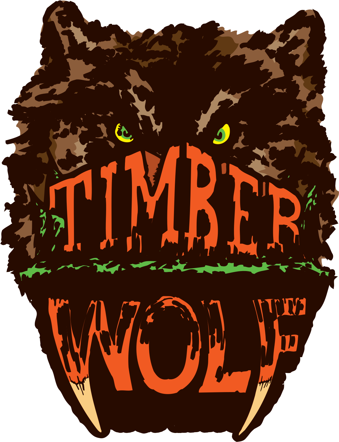 Timber Wolf Roller Coaster (1200x1596), Png Download