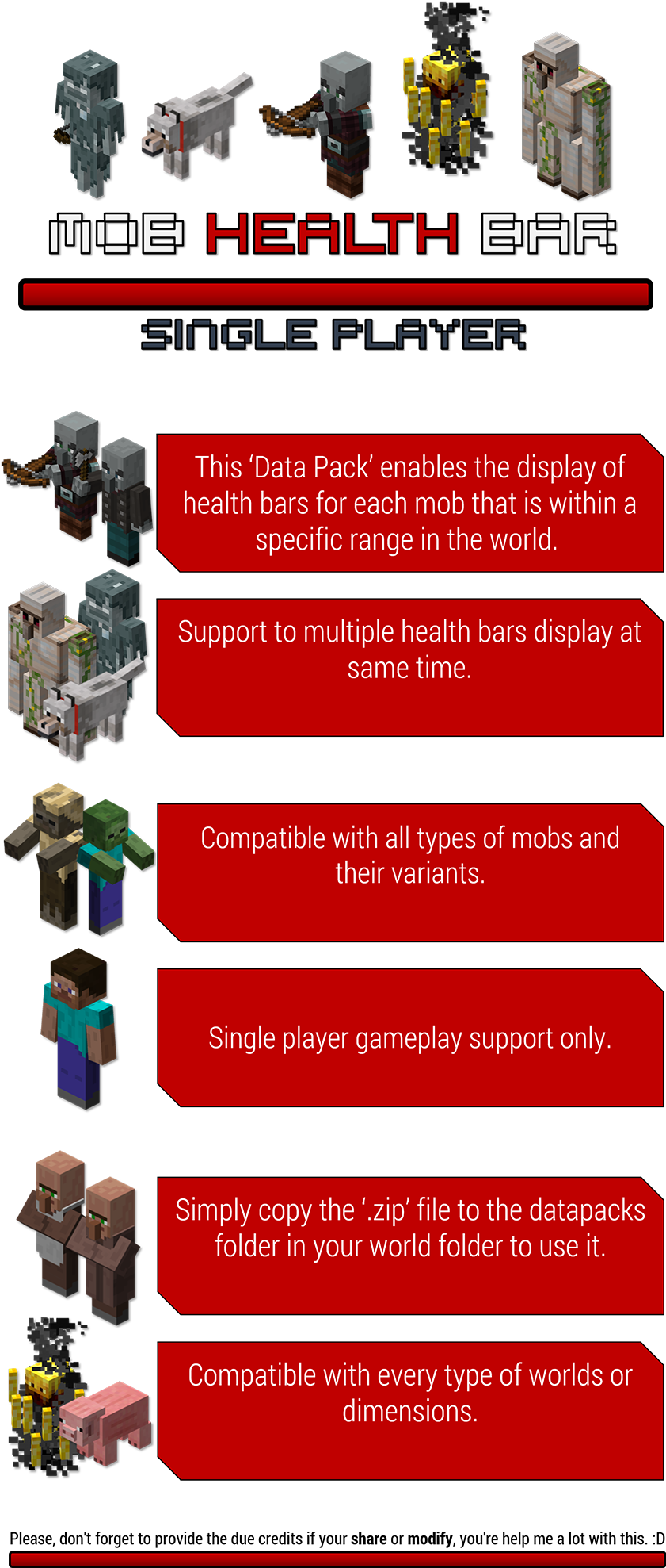 Mob Health Bar - Mob (900x2004), Png Download