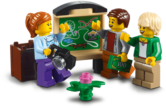 10261 Roller Coaster - Lego 10261 Creator Roller Coaster (908x511), Png Download