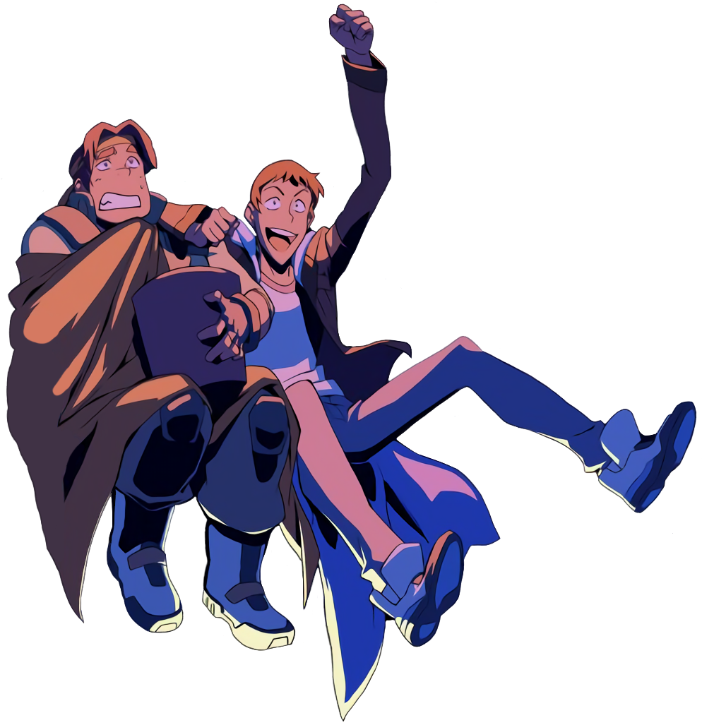 Hunk And Pidge Cartoon - Lance Voltron Transparent (1100x1100), Png Download