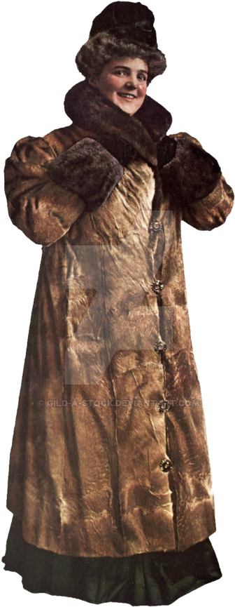 Victorian Lady Png By - Gicléedruk: London Tourist By Hanna Melin, 61x46cm. (400x905), Png Download