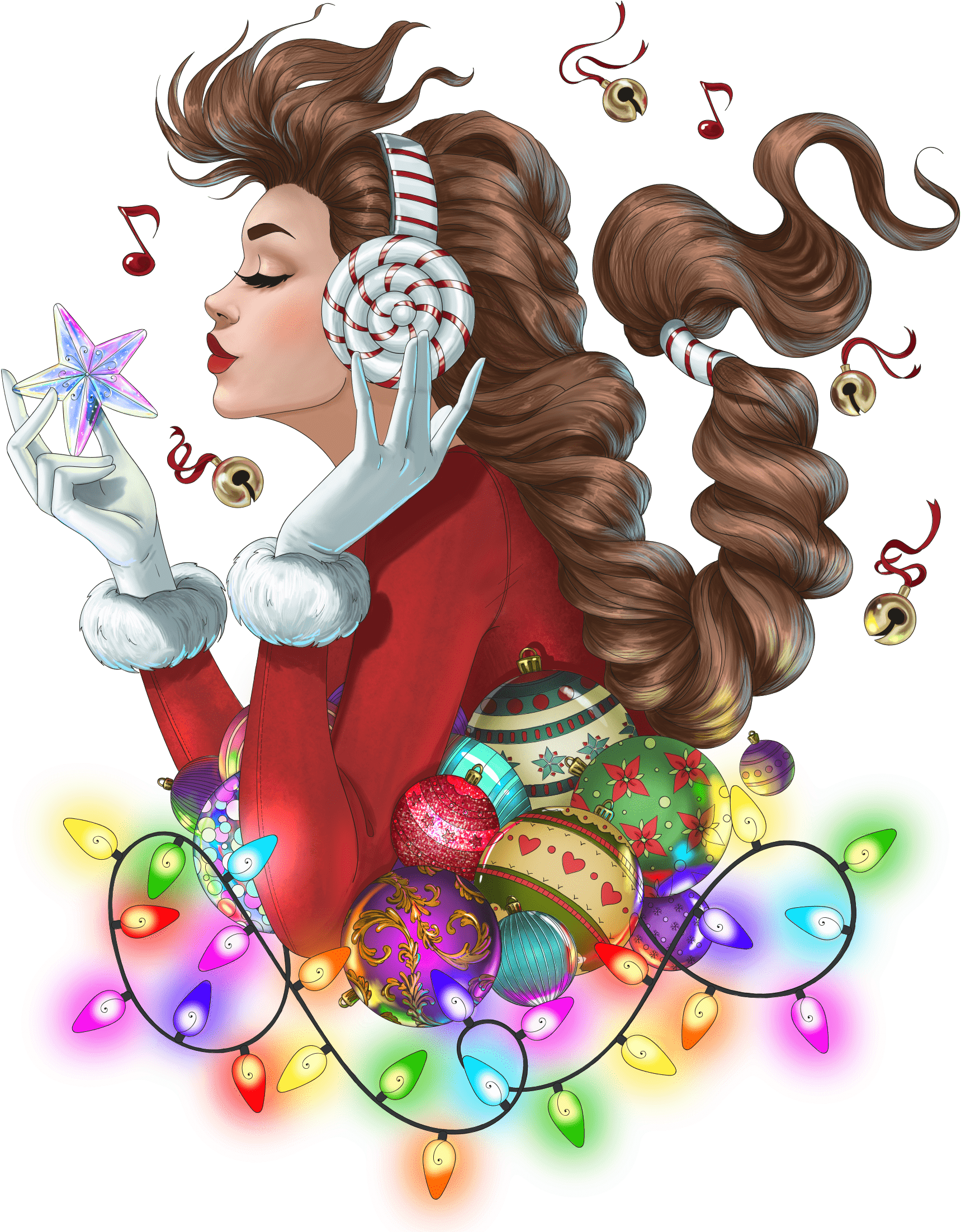 Free Adult Coloring Page - Christmas Day (1816x2353), Png Download