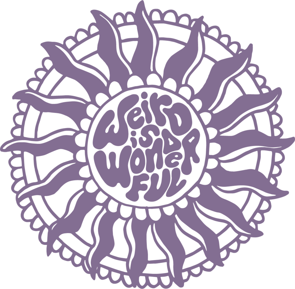 Weird Is Wonderful Purple Sun (1000x977), Png Download