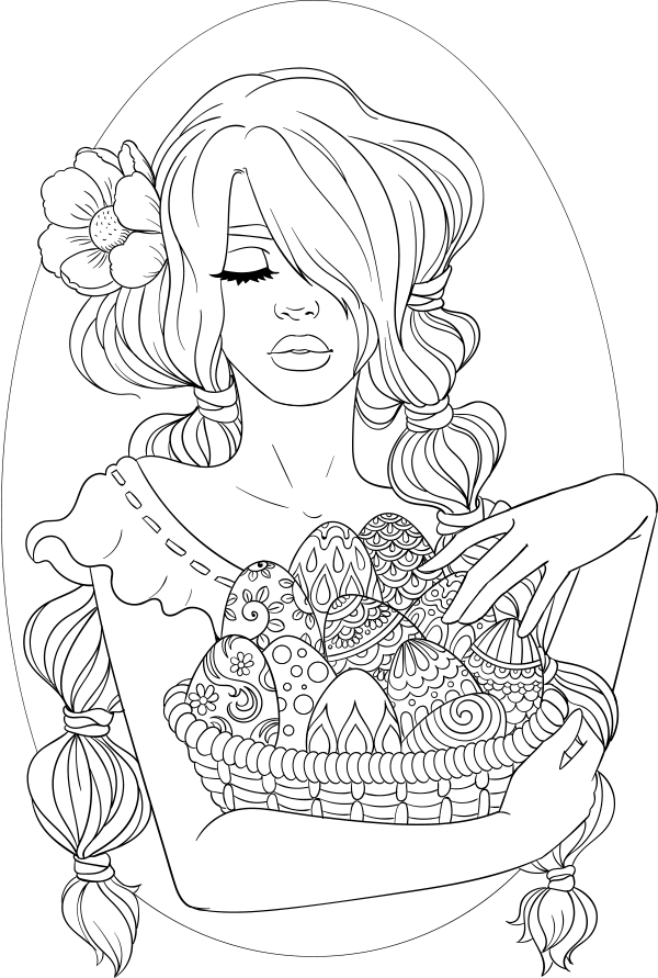 Jpg Library Library Afro Transparent Coloring Page - Coloring Book (600x891), Png Download