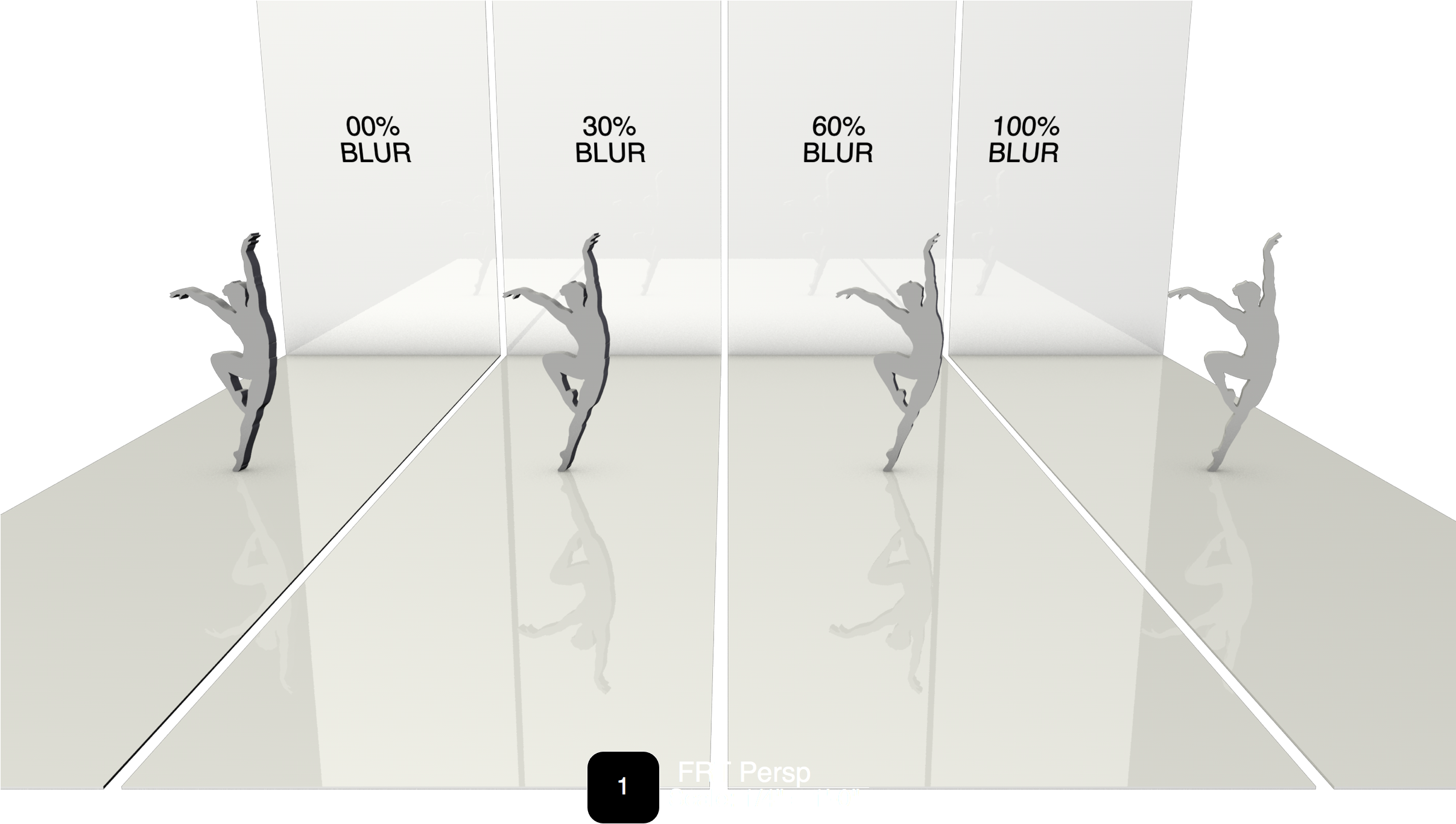 Blur Thought Experiment V2019 - Rendering (2423x1387), Png Download