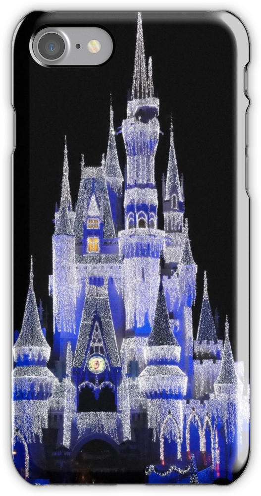 Ice Covered Castle Iphone 7 Snap Case - Cinderella Castle (750x1000), Png Download