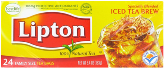 Lipton Family Size Tea Bags - Lipton Ice Tea Pouches (700x700), Png Download