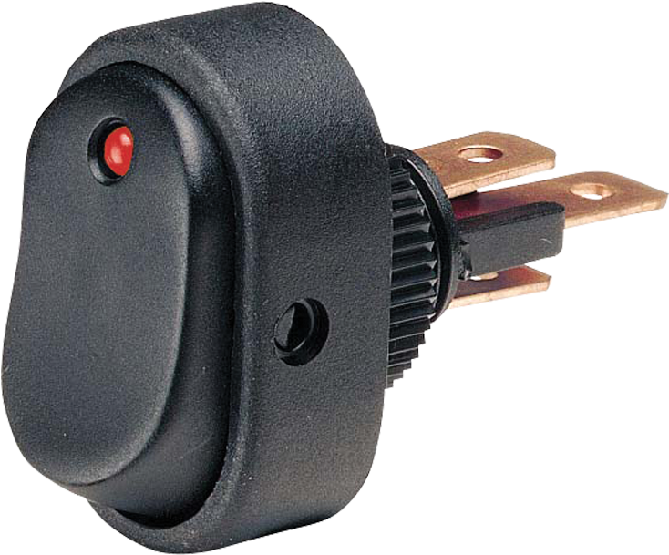 12 Volt Driving Light & Light Bar Harness - Narva 62058bl Switch Rocker 30amp 12v Green Led Narva (1000x1000), Png Download