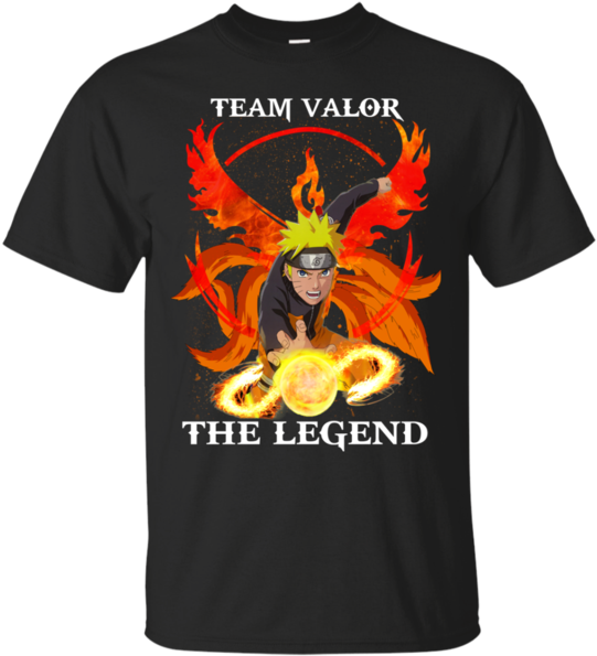 Team Valor Naruto Pokemon Go Tee/hoodies/tanks (600x600), Png Download